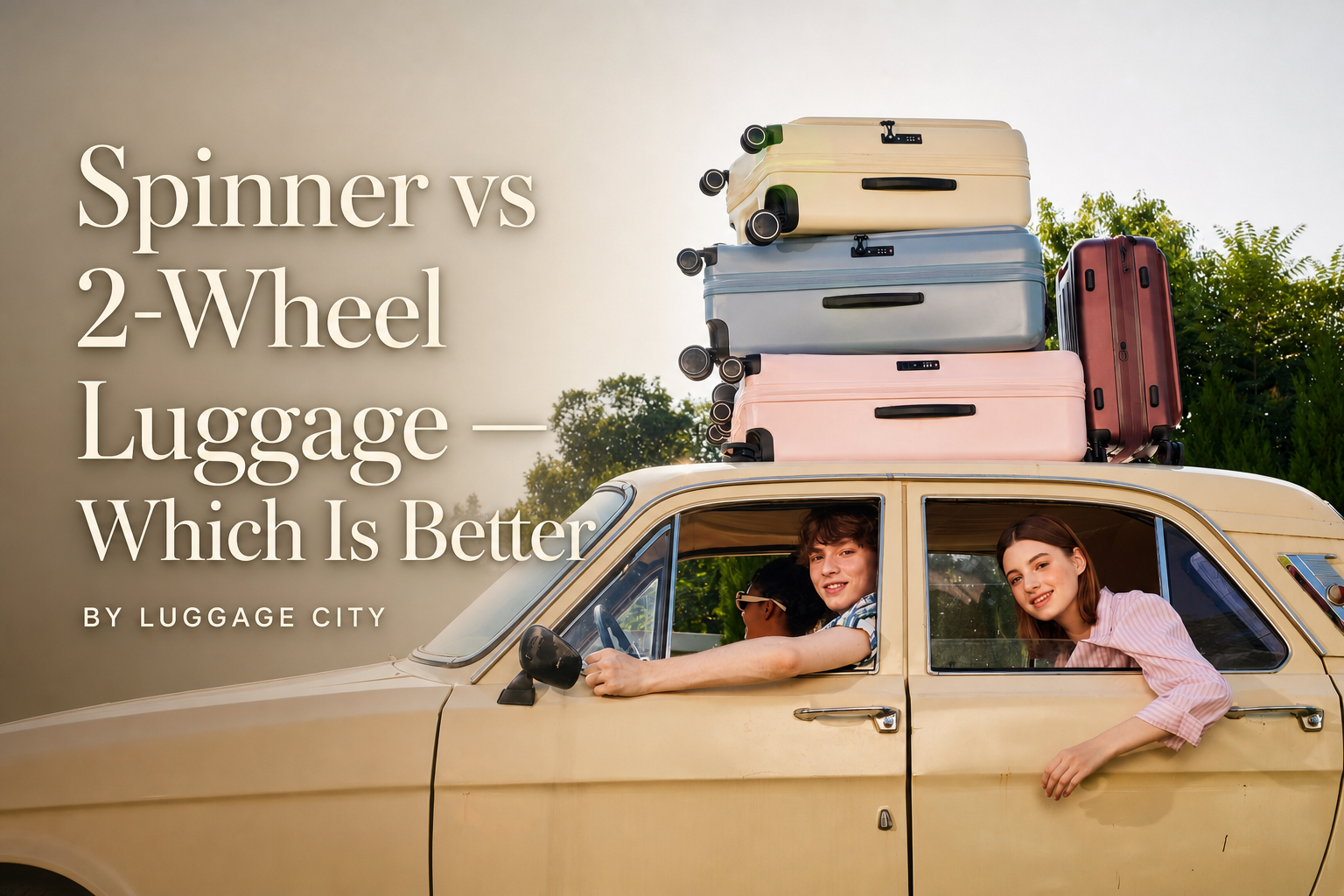 Spinner vs 2-Wheel Luggage — Which Is Better? | Luggage City