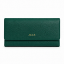 JCCS Women’s Genuine Leather Multi-Card Flap Wallet
