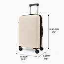 Valise Spinner Rigide Extensible Moyenne 24 Pouces Omaska Jetvibe Pro