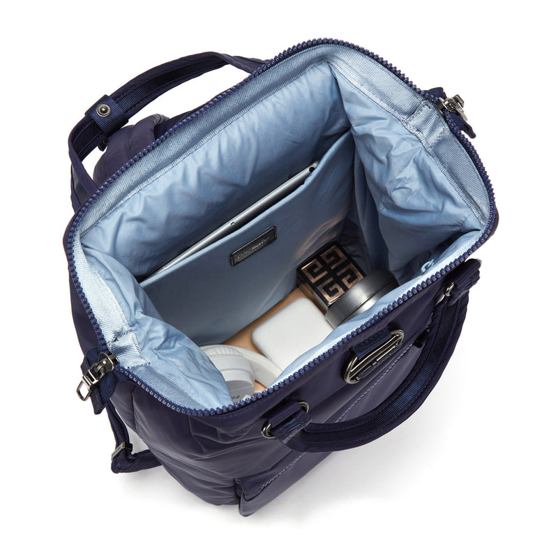 {{ backpack }} {{ anSport City View Remix (City Scout) Backpack SuccessActive }} - Luggage CityPacsafe {{ black }}
