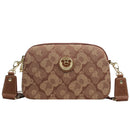 Sophia Leatherette Crossbody Bag - Luggage City