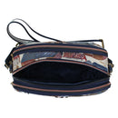 Sophia Leatherette Crossbody Bag - Luggage City