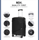 Omaska EdgeFlow Hardcase Spinner 3pc Set Luggage