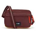 pacsafe go crossbody garnet red