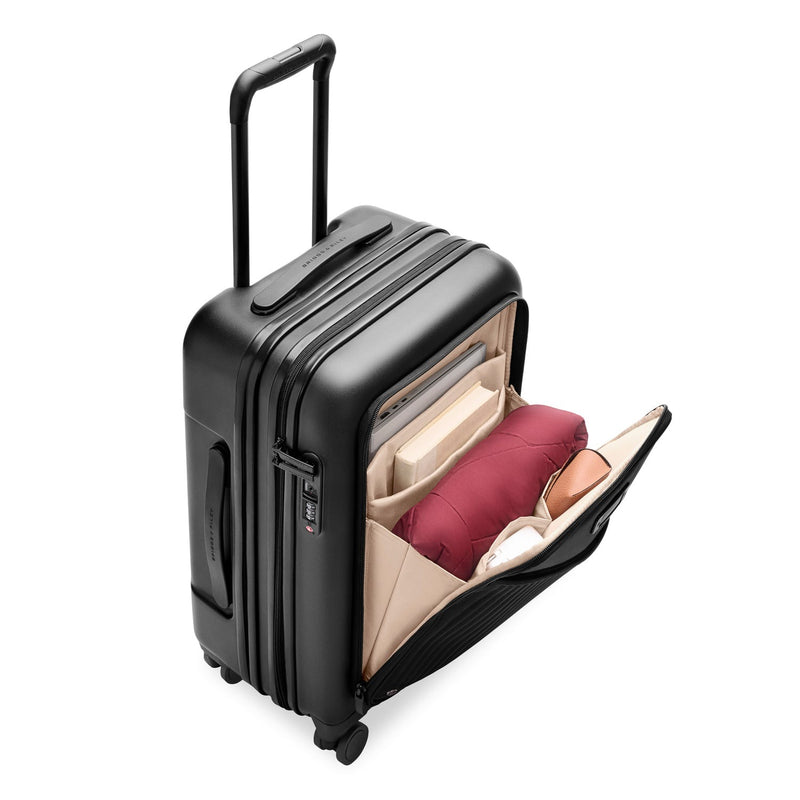 Essential 56cm Front Pocket Carry-On Expandable Spinner Suitcase
