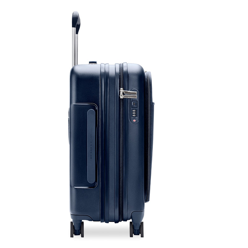 Essential 56cm Front Pocket Carry-On Expandable Spinner Suitcase
