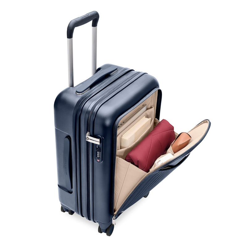Essential 56cm Front Pocket Carry-On Expandable Spinner Suitcase