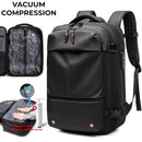 Vacuum Compression Backpack with Air Pump - Luggage City