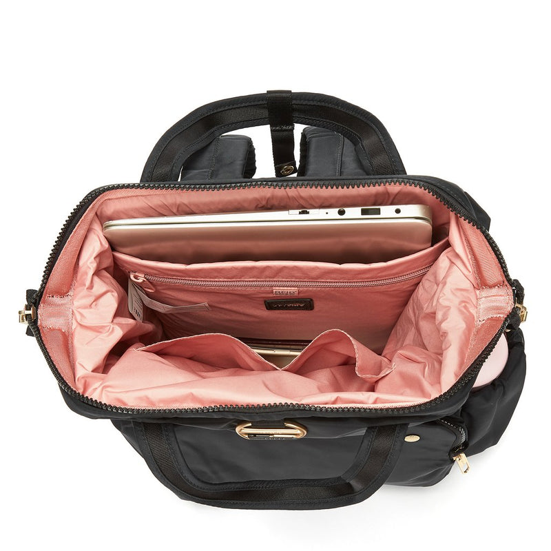 {{ backpack }} {{ anSport City View Remix (City Scout) Backpack SuccessActive }} - Luggage CityPacsafe {{ black }}