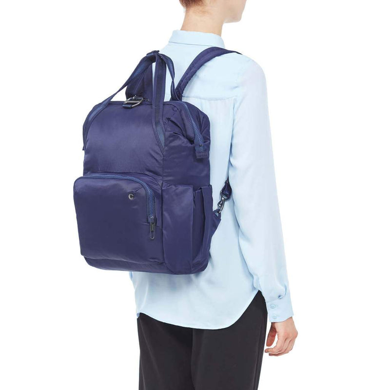 {{ backpack }} {{ anSport City View Remix (City Scout) Backpack SuccessActive }} - Luggage CityPacsafe {{ black }}